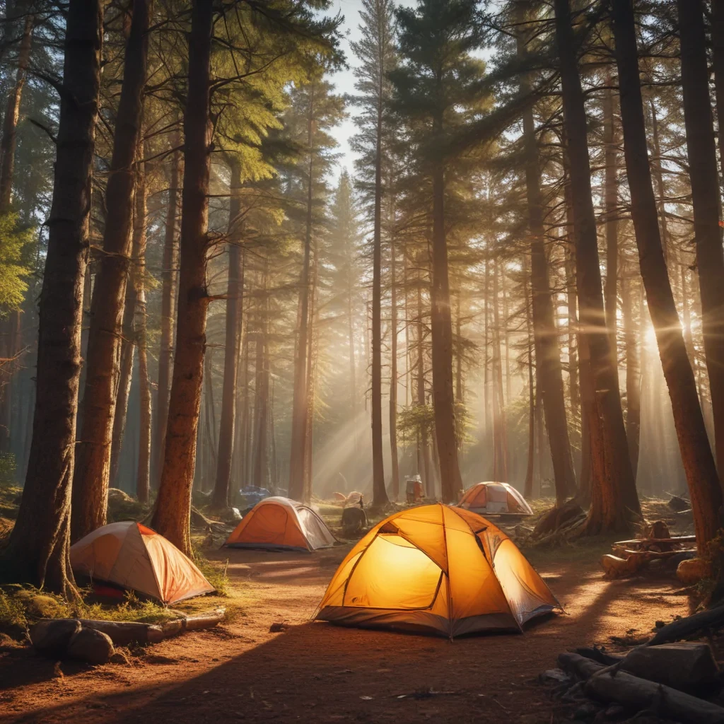 camping background