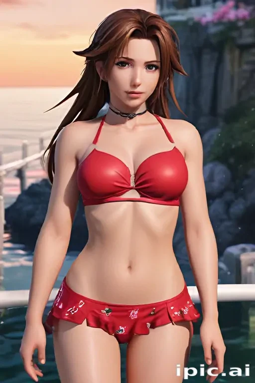 aerith bikini