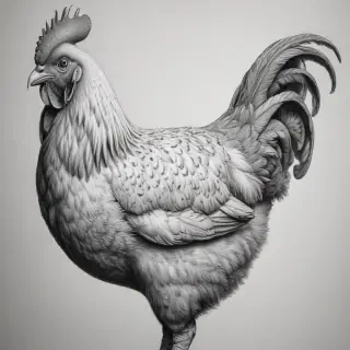 chicken drawing