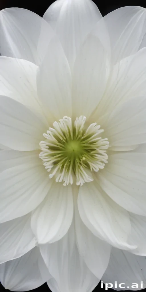 transparent white flower