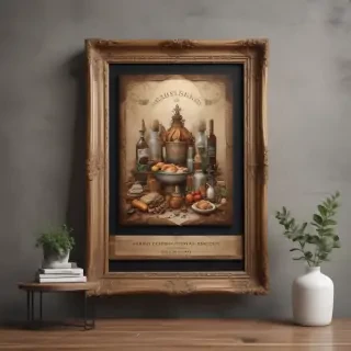 framed art mockup