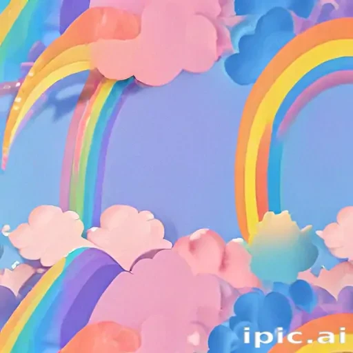 aesthetic wallpapers rainbow