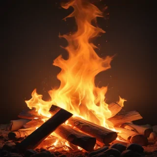 background on fire