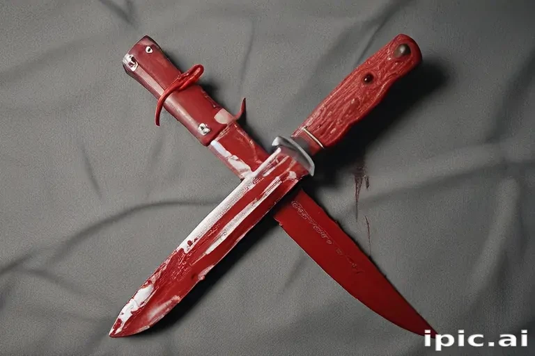 bloody knife aesthetic