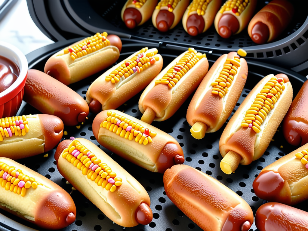 how long to cook mini corn dogs in air fryer