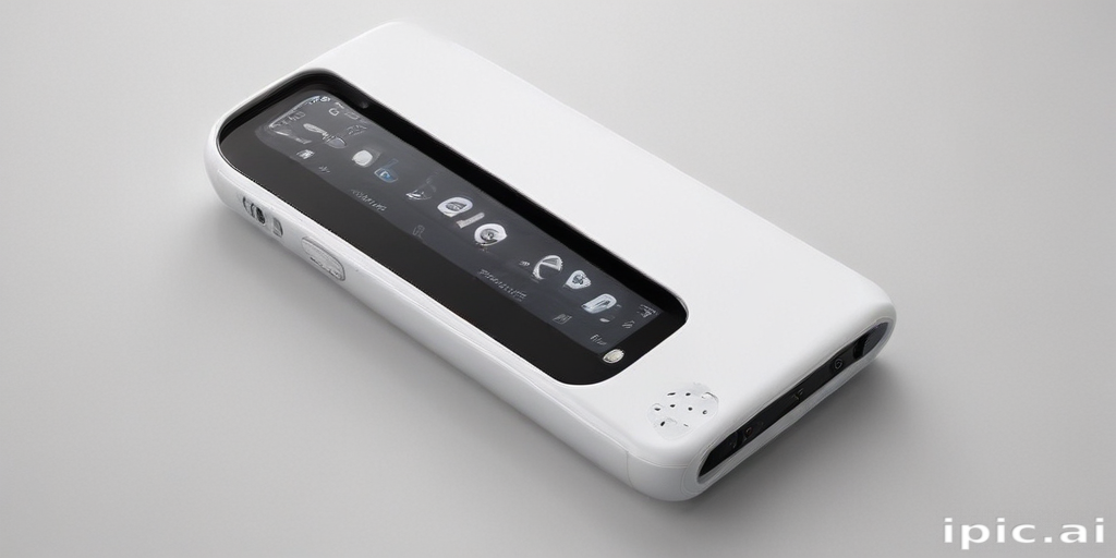 Compact Smart Device Featuring Touchscreen Interface and Innovative ...