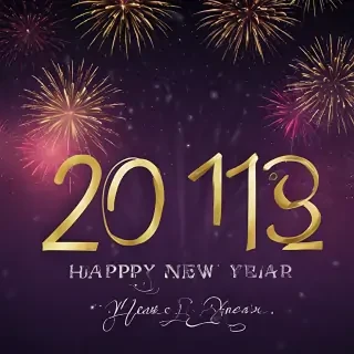 happy new year desktop background