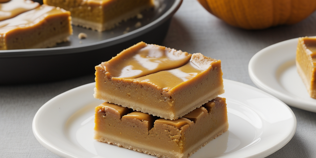 pumpkin pie bars with shortbread crust
