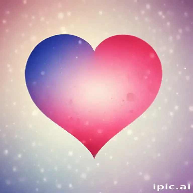 blurry heart wallpaper