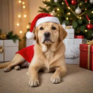 dog christmas photos