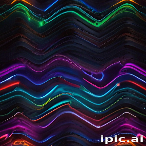 Vibrant Waves of Colorful Light Creating a Hypnotic Visual Experience