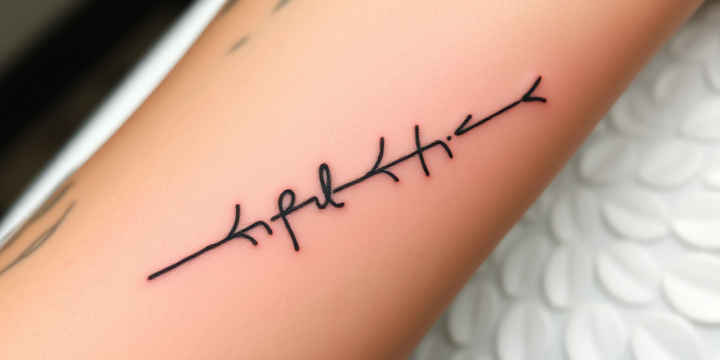 Stick and poke tattoo called "Raw Authenticity" showcasing hand-poked designs with a deliberately imperfect and organic aesthetic using simple lines and minimal shading