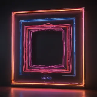 neon frame