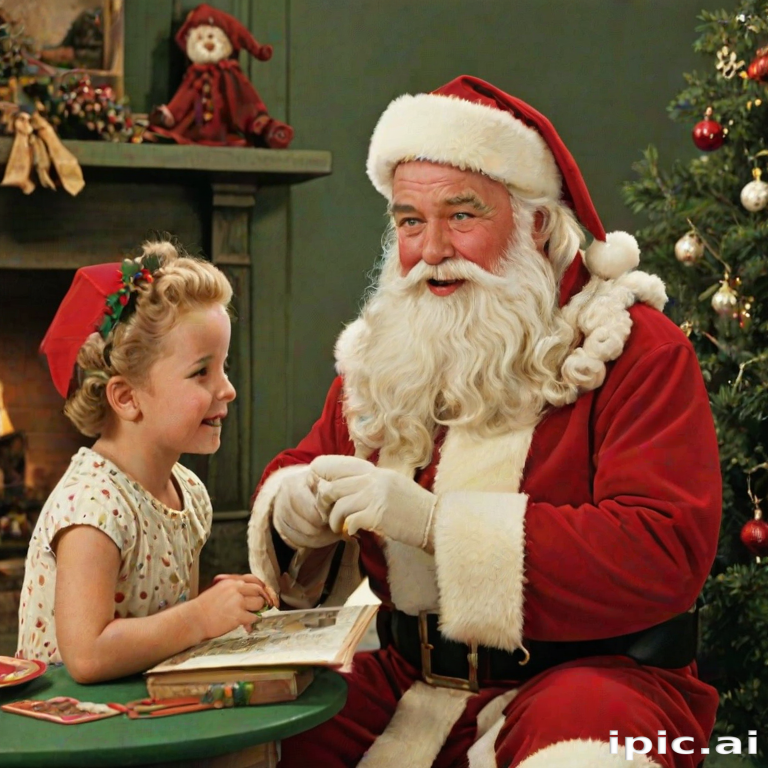 images of vintage santa
