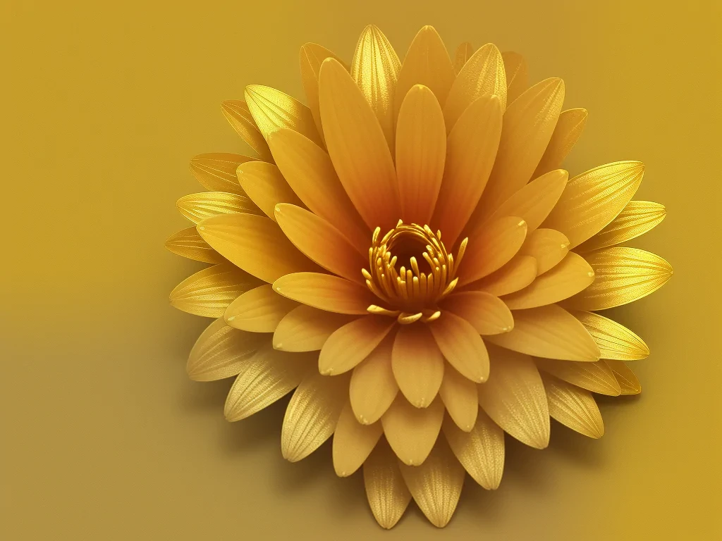 gold flower png