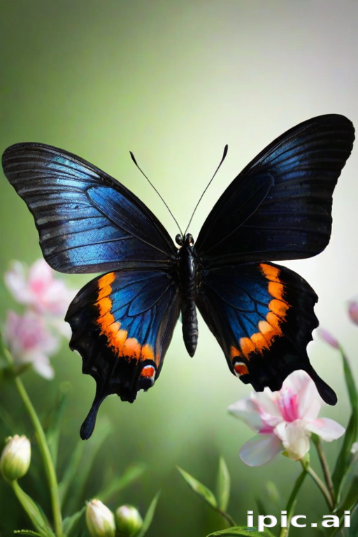 black butterfly