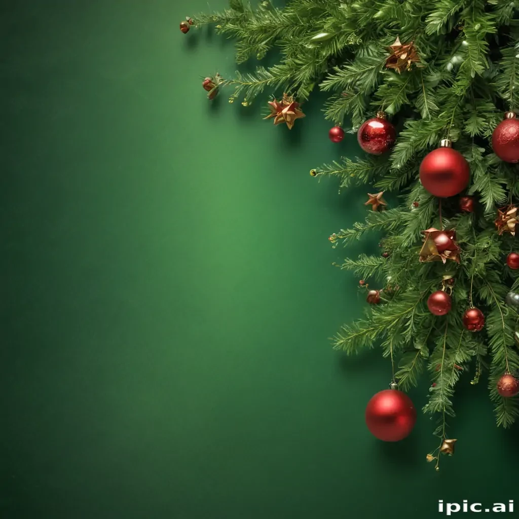 christmas background green
