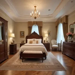 background of a bedroom
