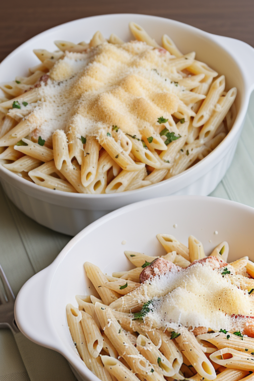 penne pasta mac and cheese