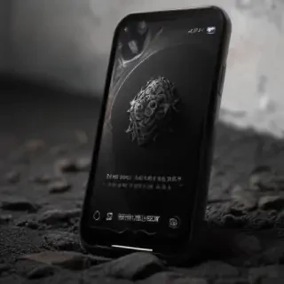 black phone wallpaper