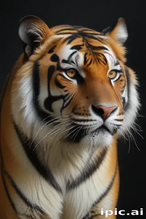 transparent tiger