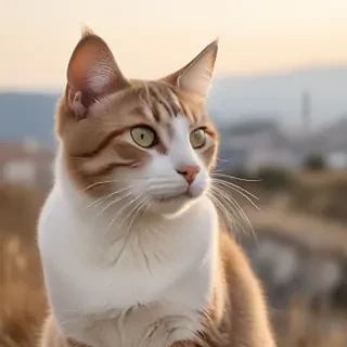 cat with background