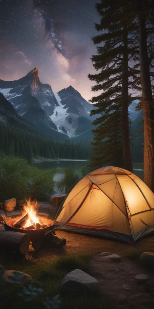camping background