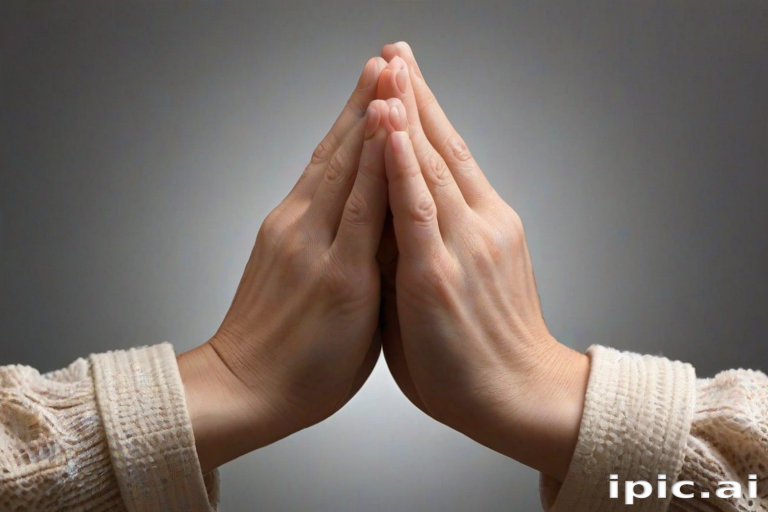 prayer hands transparent background