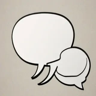speech bubble clip art