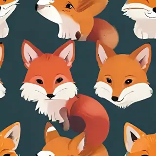 cute fox backgrounds