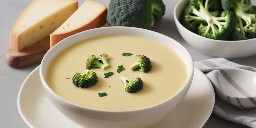 what to eat with broccoli and cheese soup