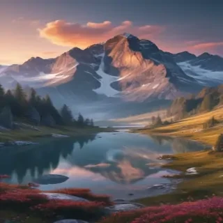 aesthetic mountain wallpaper