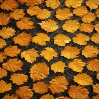 golden leaves background