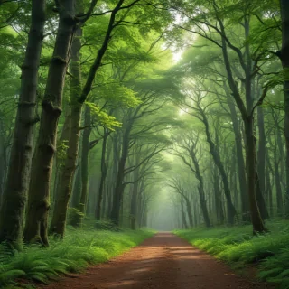 green forest aesthetic