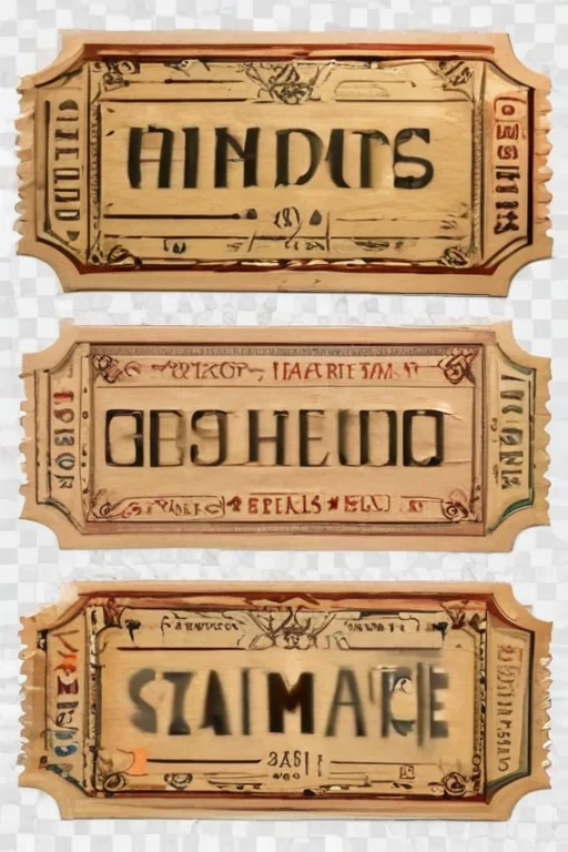 ticket clipart