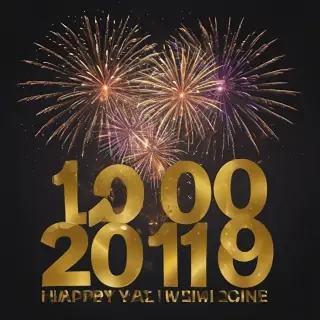 happy new year png