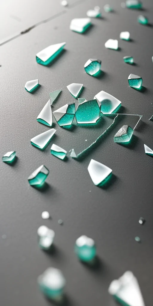 broken glass texture