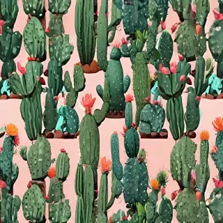 aesthetic cactus wallpaper
