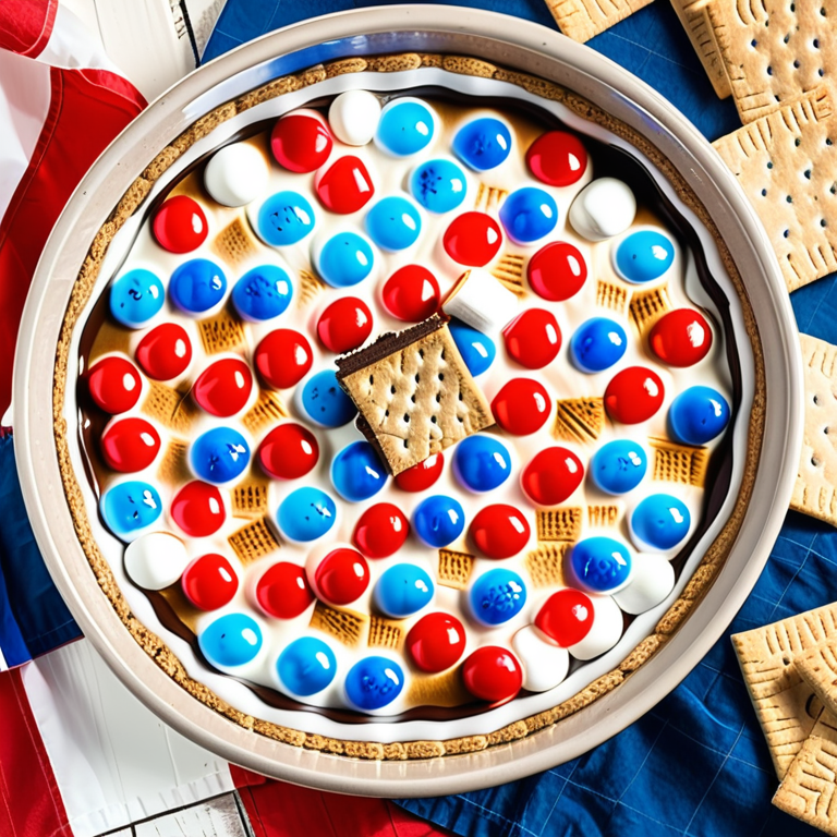 4th of july s'mores dip