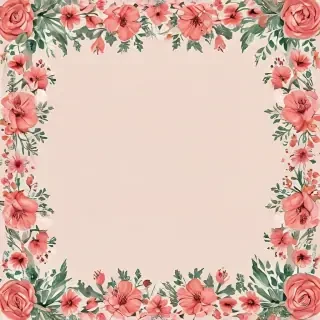 floral page borders