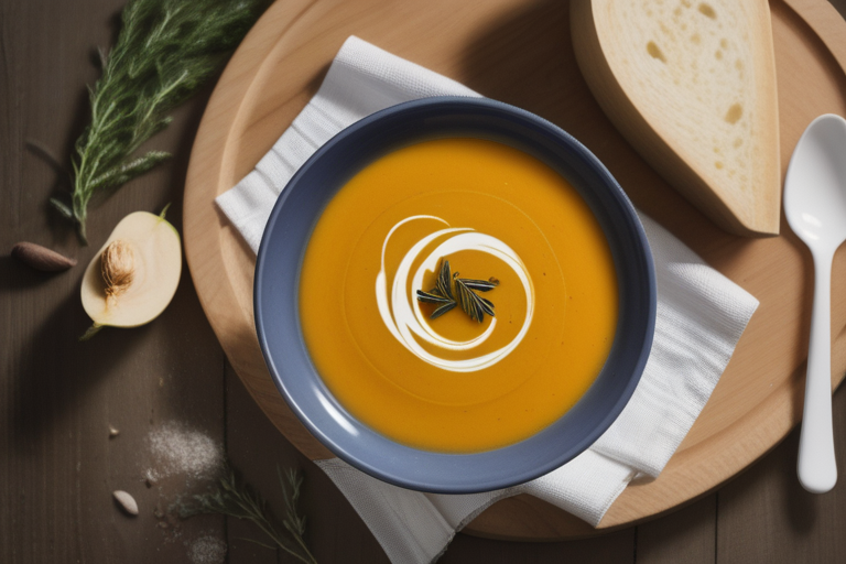 what goes well with butternut squash soup