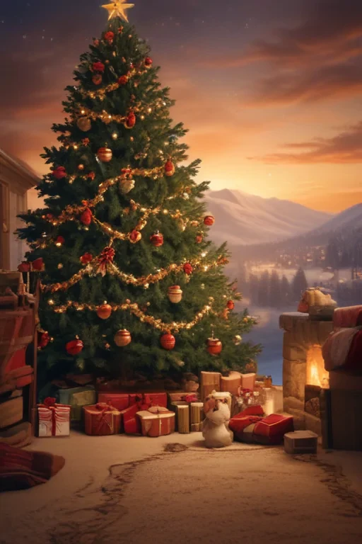 christmas story background