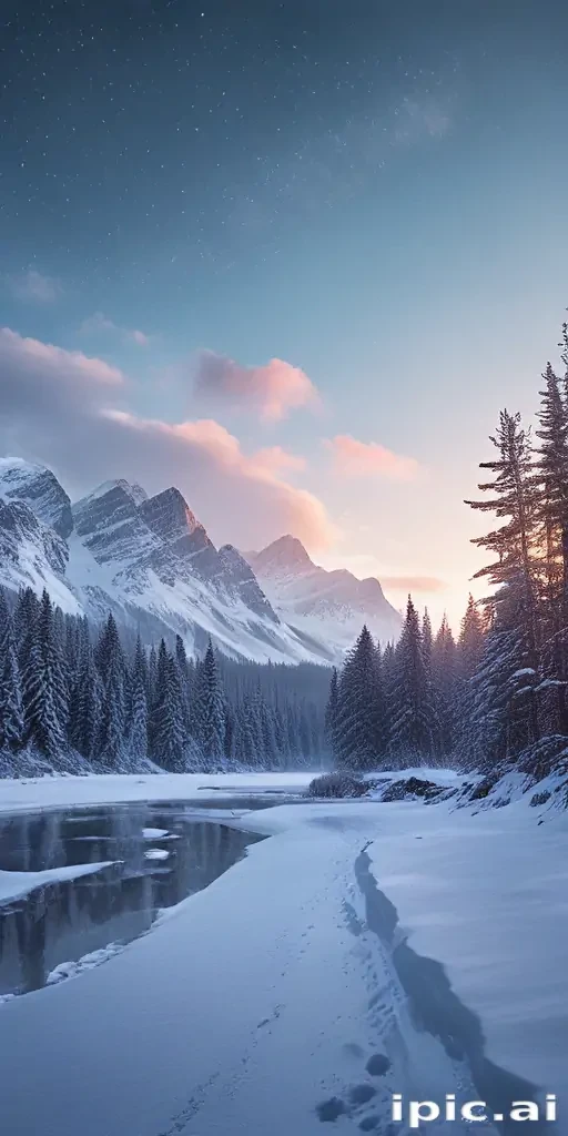 winter iphone wallpaper 4k