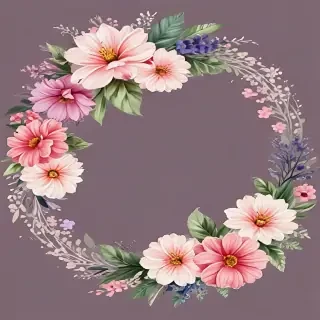 flower circle png