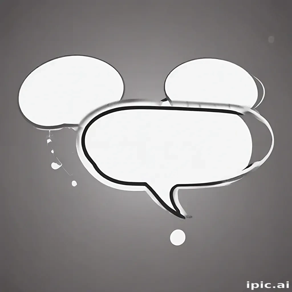 speech bubble clip art