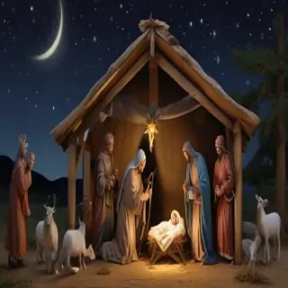 merry christmas nativity images free