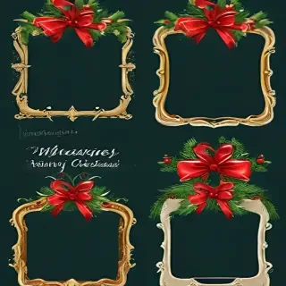 christmas clip art frames