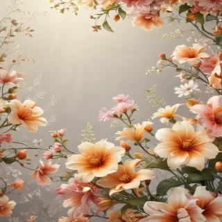 light floral background