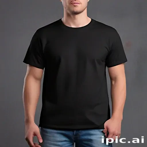 black mockup shirt