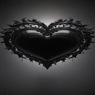 image black heart